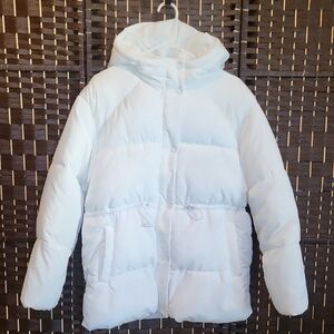H&M Light Blue Puffer Jacket